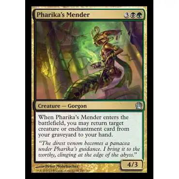 MtG Trading Card Game Theros Uncommon Pharika's Mender #197