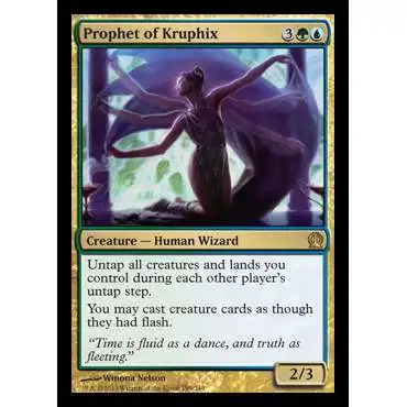 MtG Trading Card Game Theros Rare Prophet of Kruphix #199