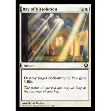 MtG Trading Card Game Theros Common Ray of Dissolution #27