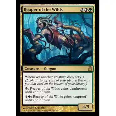 MtG Trading Card Game Theros Rare Reaper of the Wilds #201