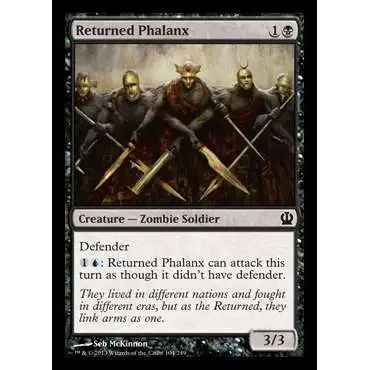 MtG Trading Card Game Theros Common Returned Phalanx #104