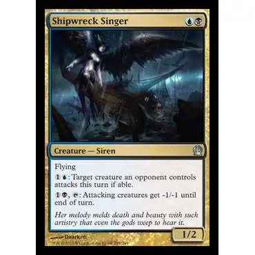 MtG Trading Card Game Theros Uncommon Shipwreck Singer #203