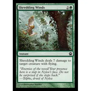 MtG Trading Card Game Theros Common Shredding Winds #178