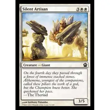 MtG Trading Card Game Theros Common Silent Artisan #31