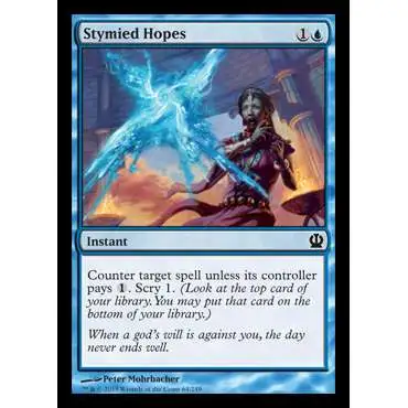 MtG Trading Card Game Theros Common Foil Stymied Hopes #64