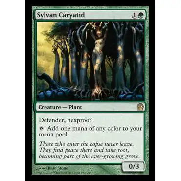 MtG Trading Card Game Theros Rare Sylvan Caryatid #180