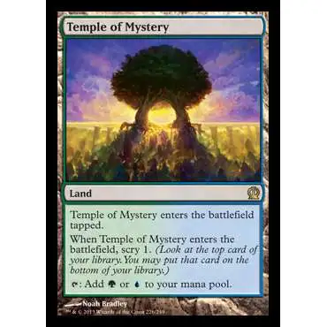 MtG Trading Card Game Theros Rare Foil Temple of Mystery #226