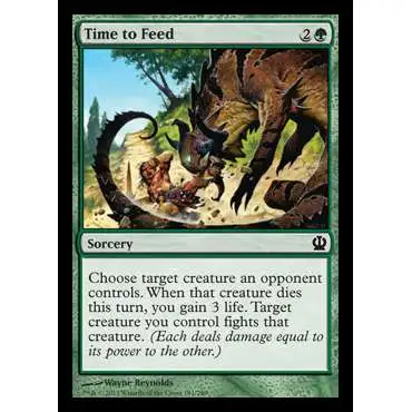 MtG Trading Card Game Theros Common Time to Feed #181