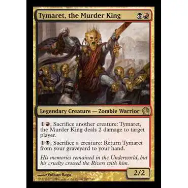 MtG Trading Card Game Theros Rare Tymaret, the Murder King #207