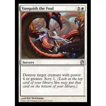 MtG Trading Card Game Theros Uncommon Vanquish the Foul #35