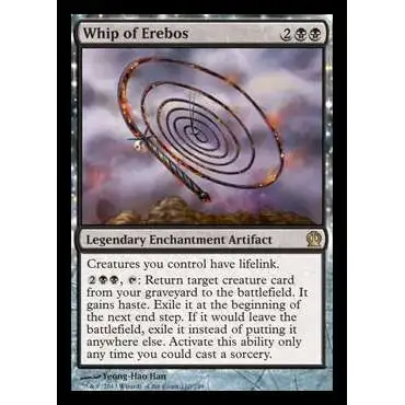 MtG Trading Card Game Theros Rare Whip of Erebos #110