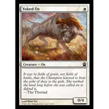 MtG Trading Card Game Theros Common Yoked Ox #37