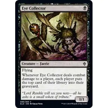 MtG Trading Card Game Throne of Eldraine Common Eye Collector #86