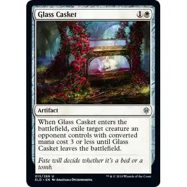 MtG Trading Card Game Throne of Eldraine Uncommon Glass Casket #15