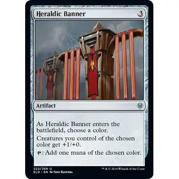 MtG Trading Card Game Throne of Eldraine Uncommon Heraldic Banner #222