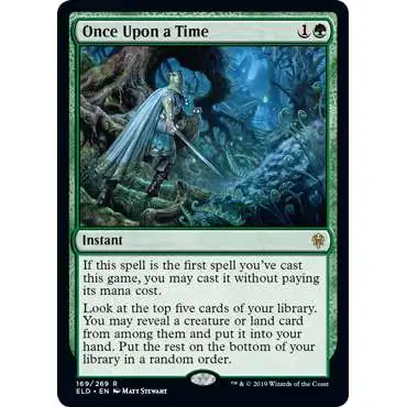 MtG Trading Card Game Throne of Eldraine Rare Once Upon a Time #169