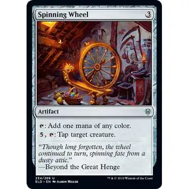 MtG Trading Card Game Throne of Eldraine Uncommon Spinning Wheel #234