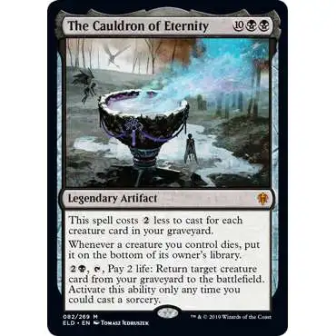 MtG Trading Card Game Throne of Eldraine Mythic Rare The Cauldron of Eternity #82