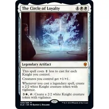 MtG Trading Card Game Throne of Eldraine Mythic Rare FOIL The Circle of Loyalty #9