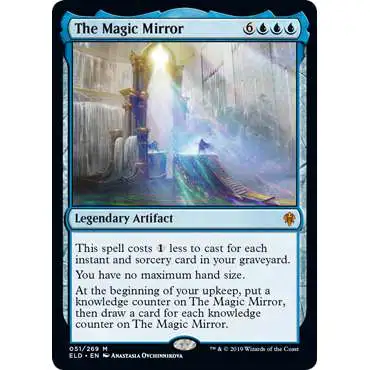 MtG Trading Card Game Throne of Eldraine Mythic Rare The Magic Mirror #51