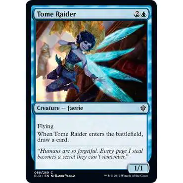 MtG Trading Card Game Throne of Eldraine Common Tome Raider #68