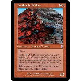 MtG Trading Card Game Time Spiral Timeshifted Timeshifted Foil Avalanche Riders #55