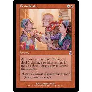 MtG Trading Card Game Time Spiral Timeshifted Timeshifted Browbeat #56