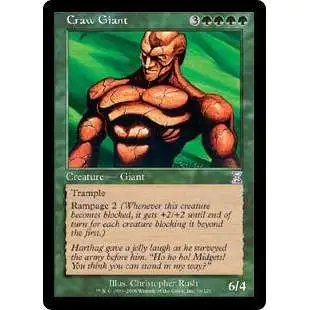 MtG Trading Card Game Time Spiral Timeshifted Timeshifted Craw Giant #76