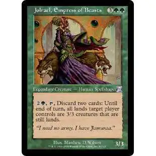 MtG Trading Card Game Time Spiral Timeshifted Timeshifted Jolrael, Empress of Beasts #81