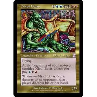 MtG Trading Card Game Time Spiral Timeshifted Timeshifted Nicol Bolas #98