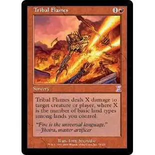 MtG Trading Card Game Time Spiral Timeshifted Timeshifted Tribal Flames #70