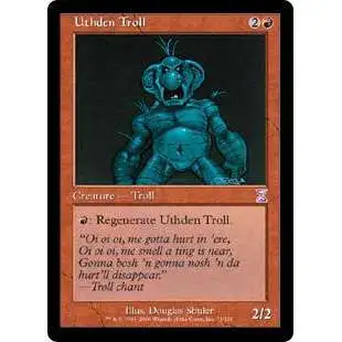 MtG Trading Card Game Time Spiral Timeshifted Timeshifted Uthden Troll #71