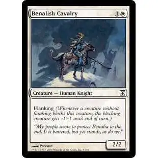 MtG Trading Card Game Time Spiral Common Benalish Cavalry #4