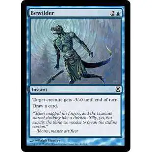 MtG Trading Card Game Time Spiral Common Bewilder #49