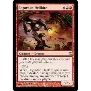 MtG Trading Card Game Time Spiral Rare Bogardan Hellkite #147