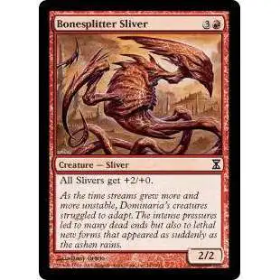 MtG Trading Card Game Time Spiral Common Bonesplitter Sliver #149