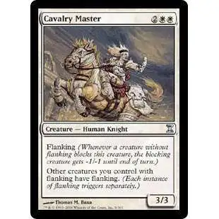 MtG Trading Card Game Time Spiral Uncommon Cavalry Master #6