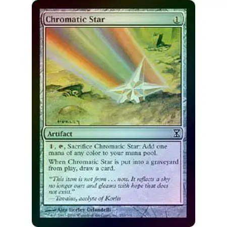 MtG Trading Card Game Time Spiral Common Chromatic Star #251 [Lightly Played FOIL] [Lightly Played]