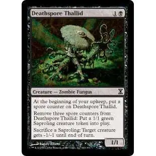 MtG Trading Card Game Time Spiral Common Deathspore Thallid #102