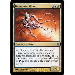MtG Trading Card Game Time Spiral Uncommon Dementia Sliver #236