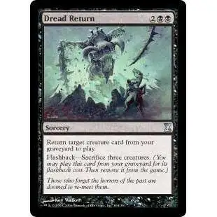 MtG Trading Card Game Time Spiral Uncommon Dread Return #104