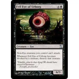 MtG Trading Card Game Time Spiral Uncommon Evil Eye of Urborg #107