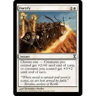 MtG Trading Card Game Time Spiral Common Fortify #19