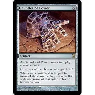 MtG Trading Card Game Time Spiral Rare Gauntlet of Power #255