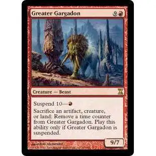 MtG Trading Card Game Time Spiral Rare Greater Gargadon #161