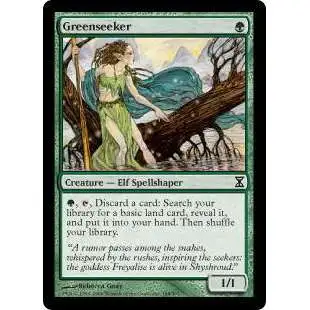 MtG Trading Card Game Time Spiral Common Greenseeker #198