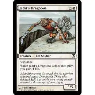 MtG Trading Card Game Time Spiral Common Jedit's Dragoons #25