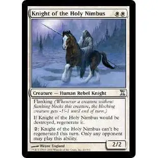 MtG Trading Card Game Time Spiral Uncommon Knight of the Holy Nimbus #26