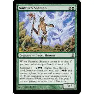 MtG Trading Card Game Time Spiral Common Nantuko Shaman #208