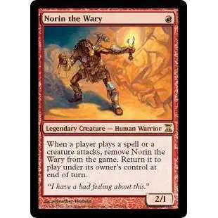 MtG Trading Card Game Time Spiral Rare Norin the Wary #171